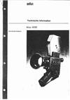 Nizo 6056 manual. Camera Instructions.